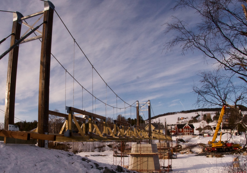 Arbeidet med Nebybrua går sin gang